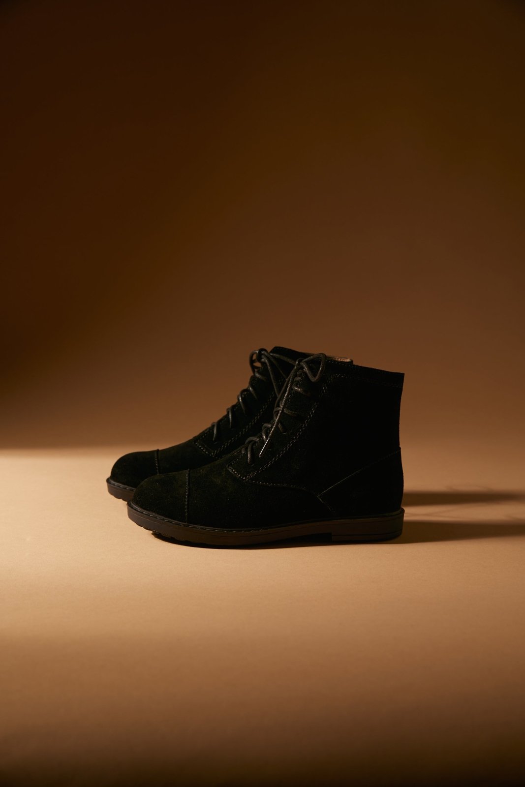 Thomas Suede Black Boots by Age of Innocence