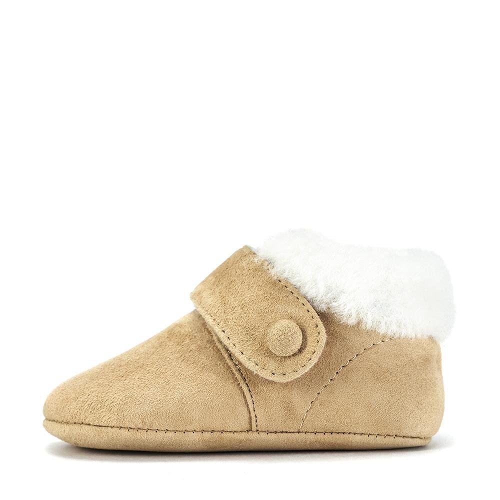 MiniMuni Beige Pre Walkers by Age of Innocence